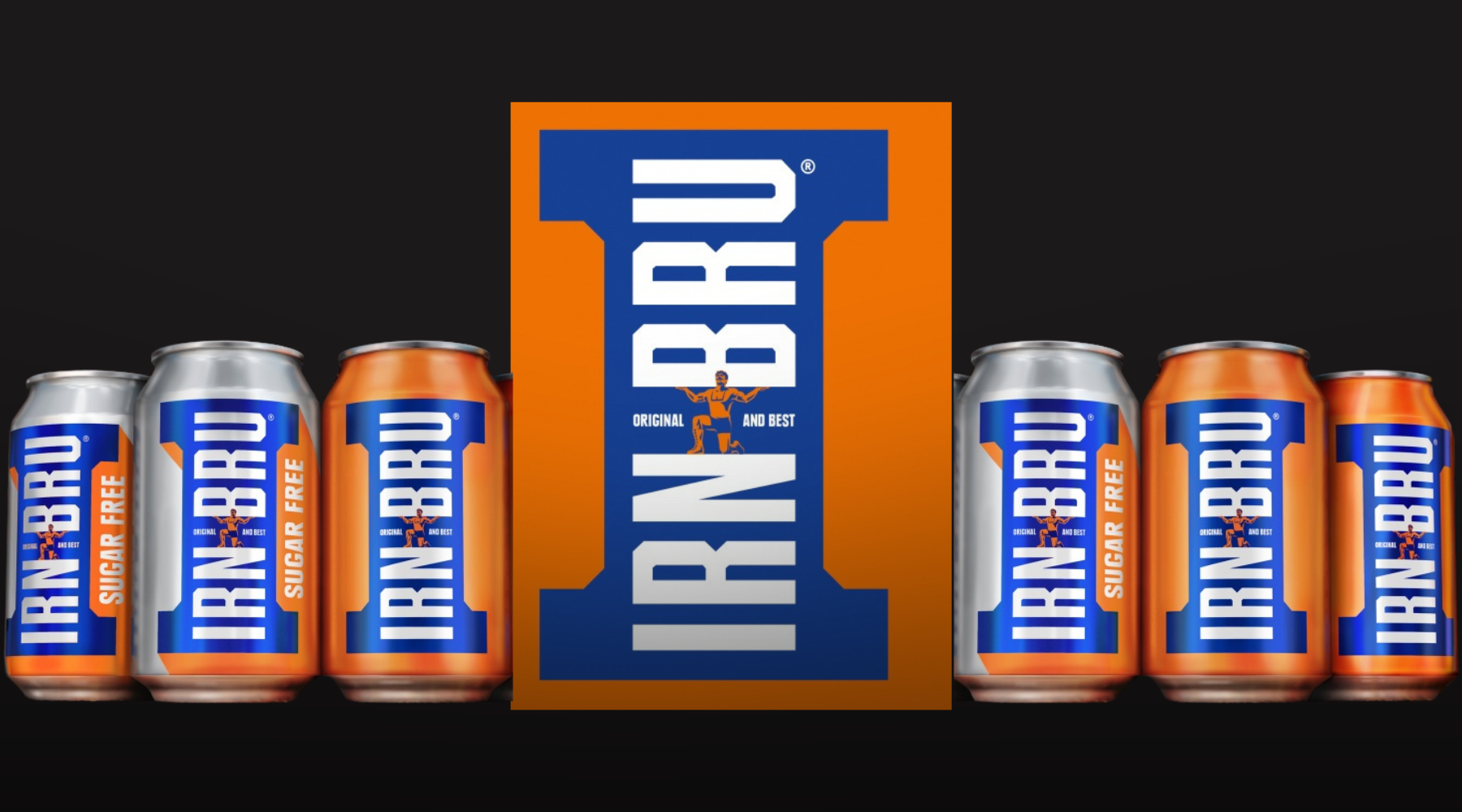 Irn Bru cans
