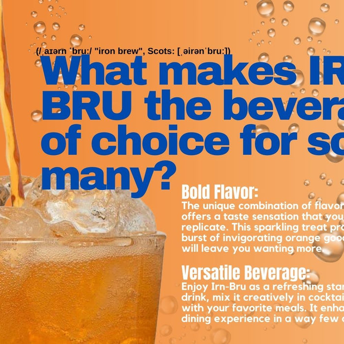 Irn-Bru USA Availability: How and Where to Buy This Scottish Soda