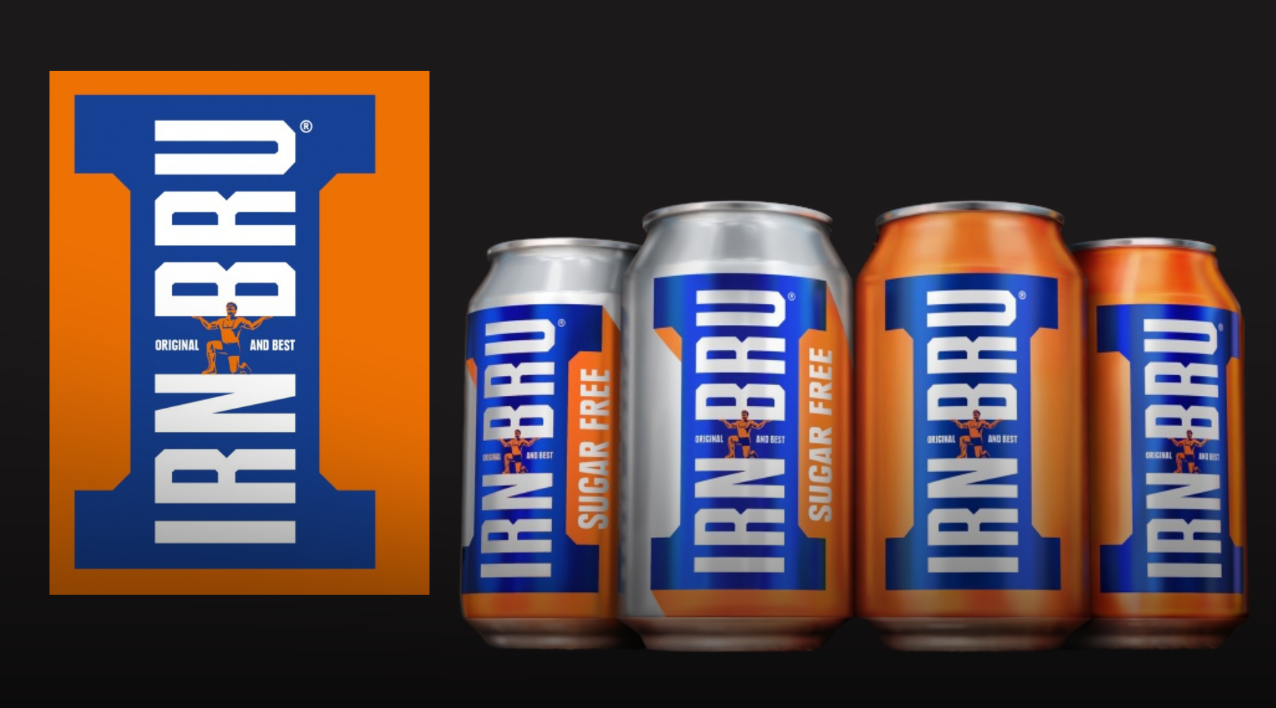 Irn Bru cans