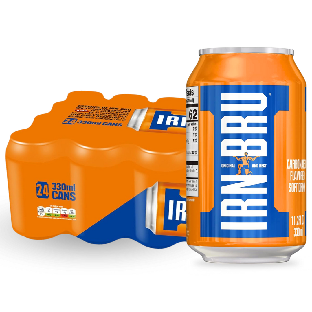 Irn Bru Original Scottish Sparkling Drink 330ml Refreshment