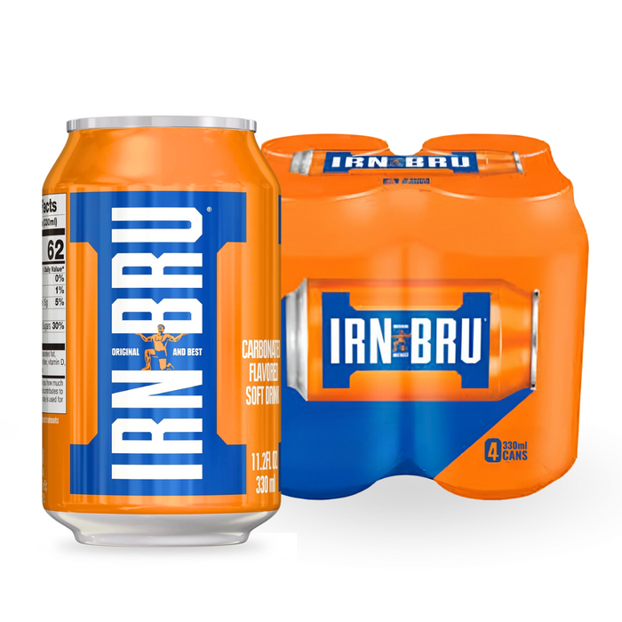 IRN-BRU Original | Scottish Sparkling Drink | 330ml Refreshment