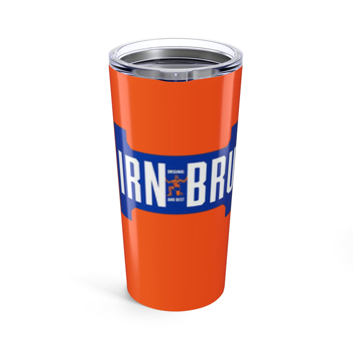 Irn-Bru Inspired Orange Tumbler | 20oz Travel Mug for Work, Sports & Adventures & True BRU Fans