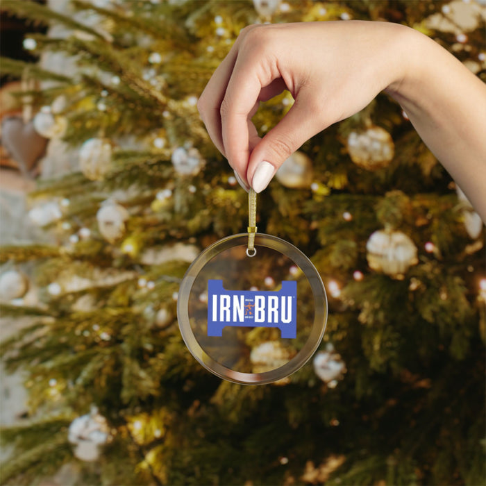 Irn-Bru Glass Ornaments