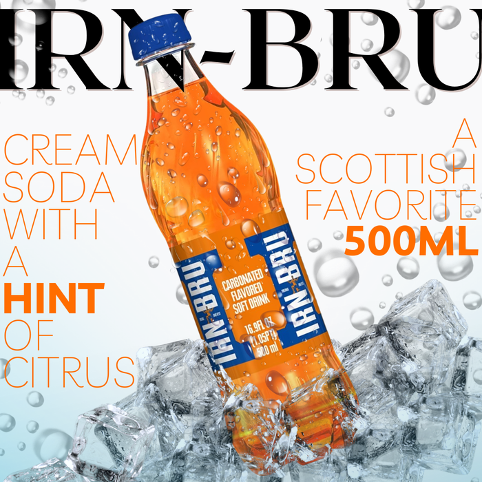 Irn Bru Original Sparkling Soft Drink 500ml Bottle Online in the USA Irn Bru Original Sparkling Soft Drink 500ml Bottle Online in the USA
