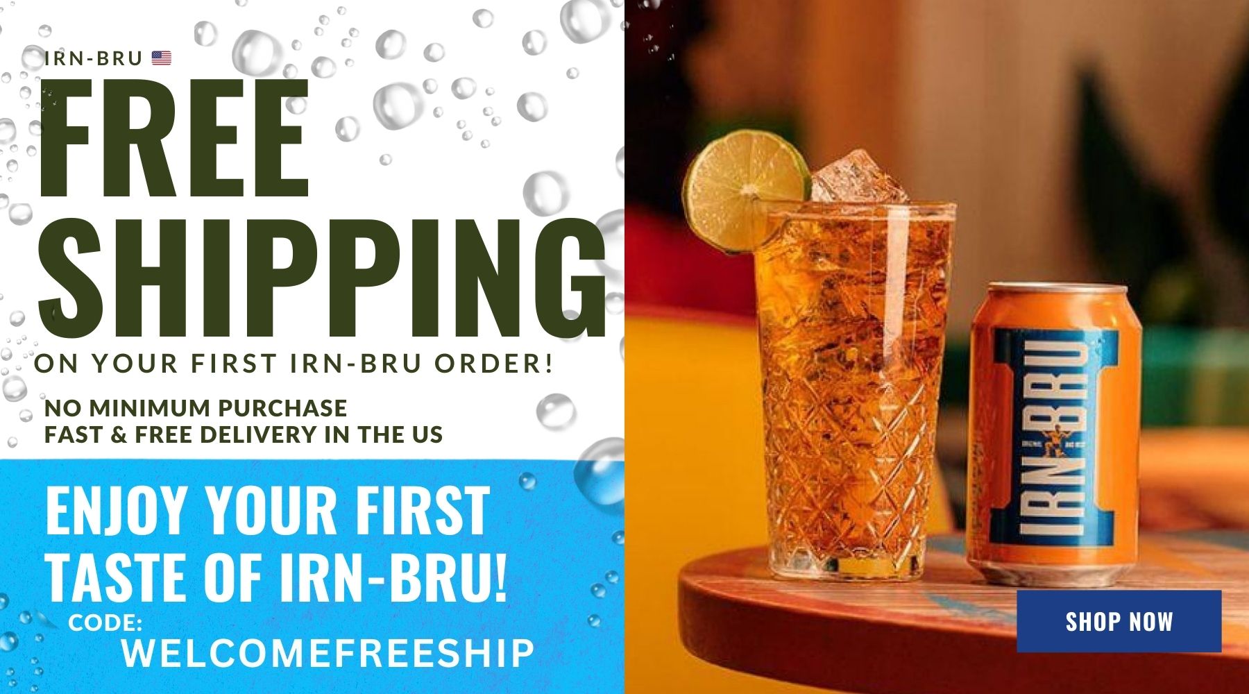 IRN BRUfree shipping on first order!